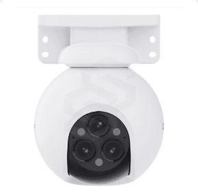 Vista del EZVIZ H80f triple lente